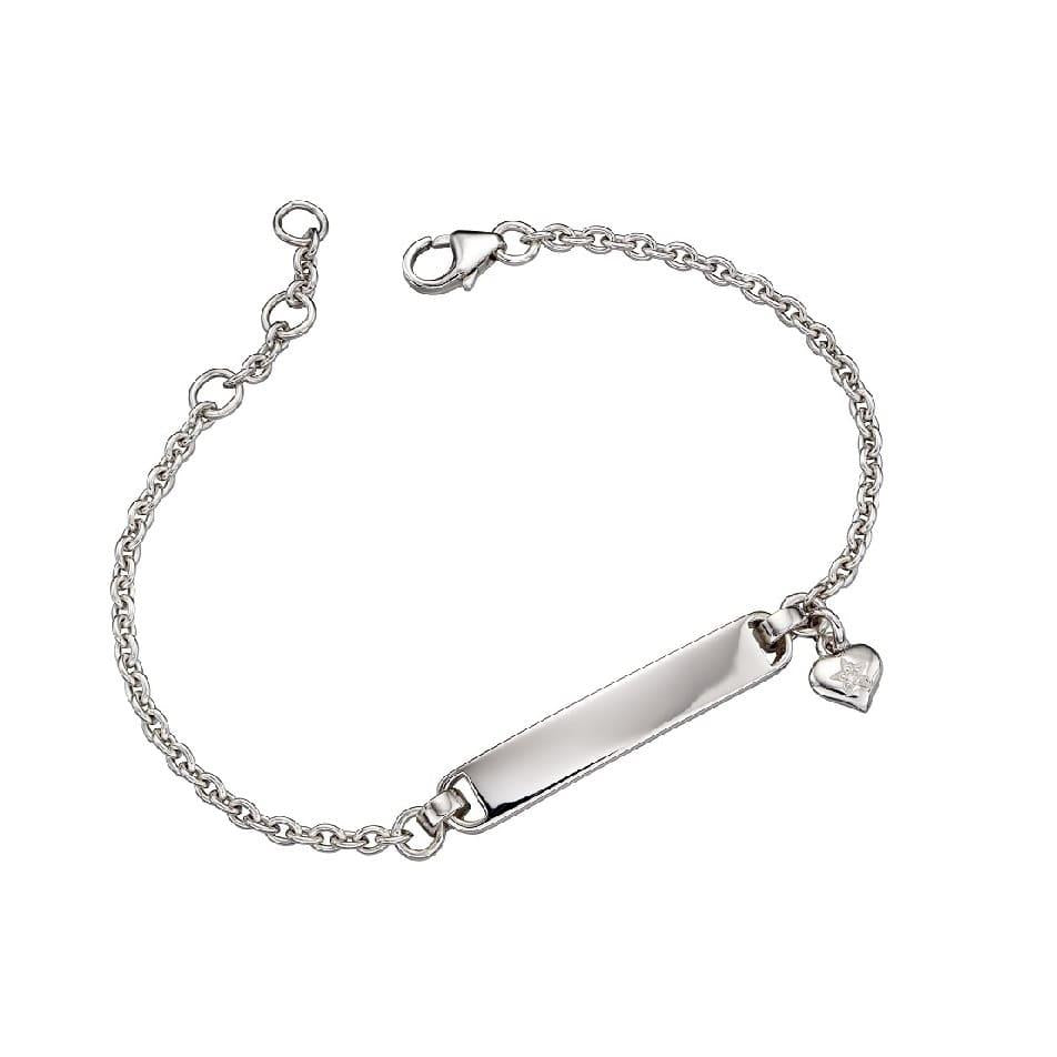 Aisha -Diamond Charm ID Bracelet