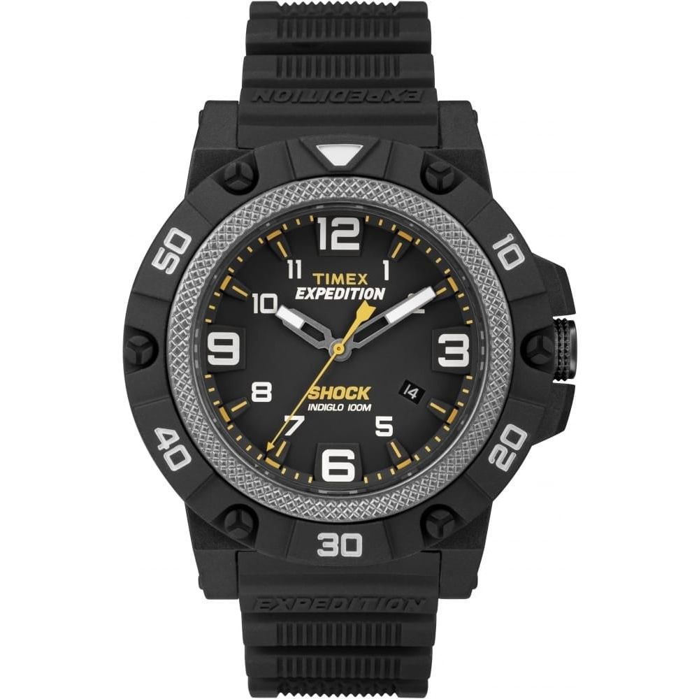 Expedition Field Shock Black Dial Black Strap