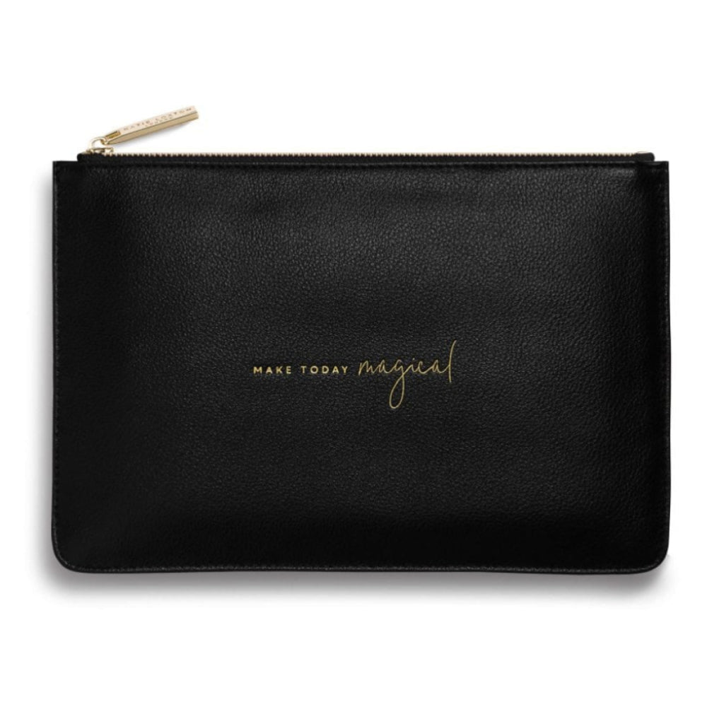 PERFECT POUCH - MAKE TODAY MAGICAL - Black - 16x24cm
