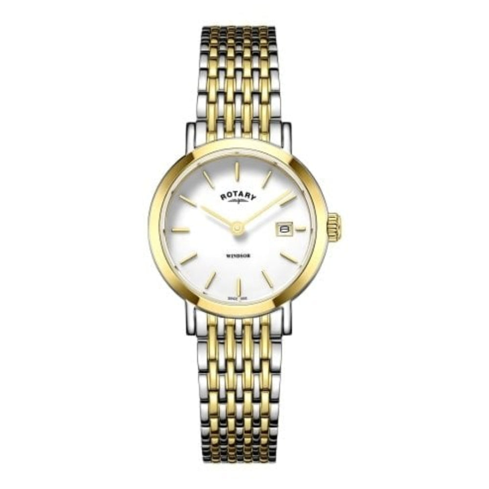 Rotary Two Tone Gold Windsor Ladies