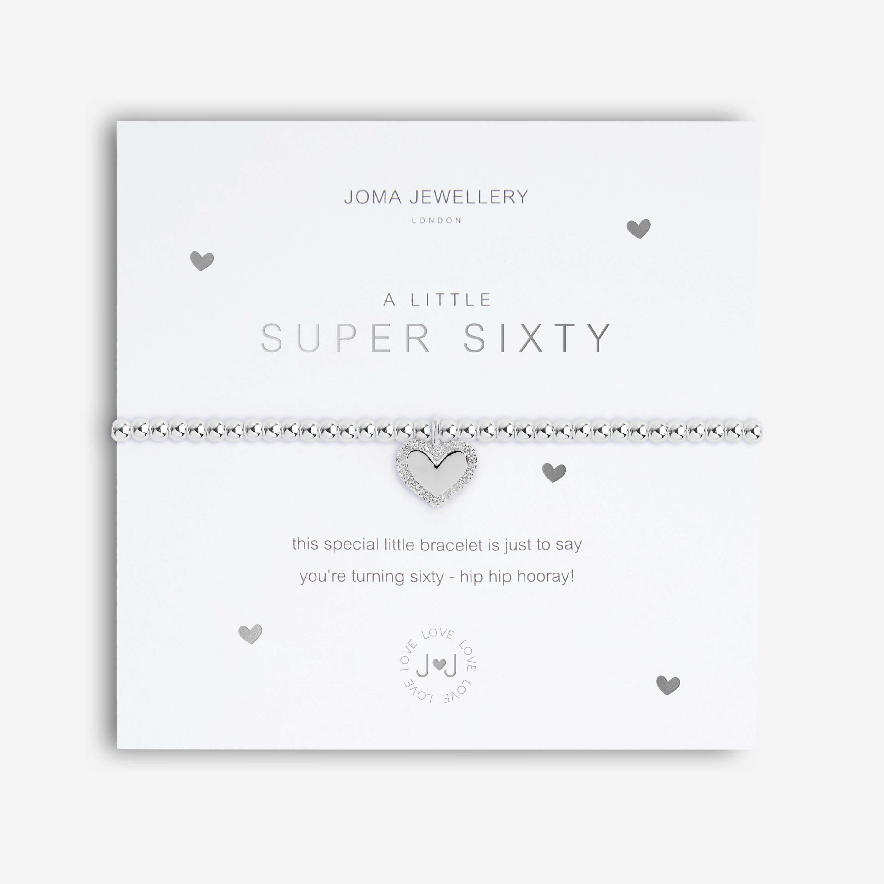 A Little | Super Sixty | Silver | Bracelet | 17.5cm Stretch