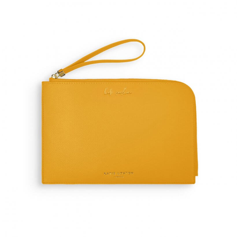 Secret Message Pouch | Hello Sunshine | Ochre