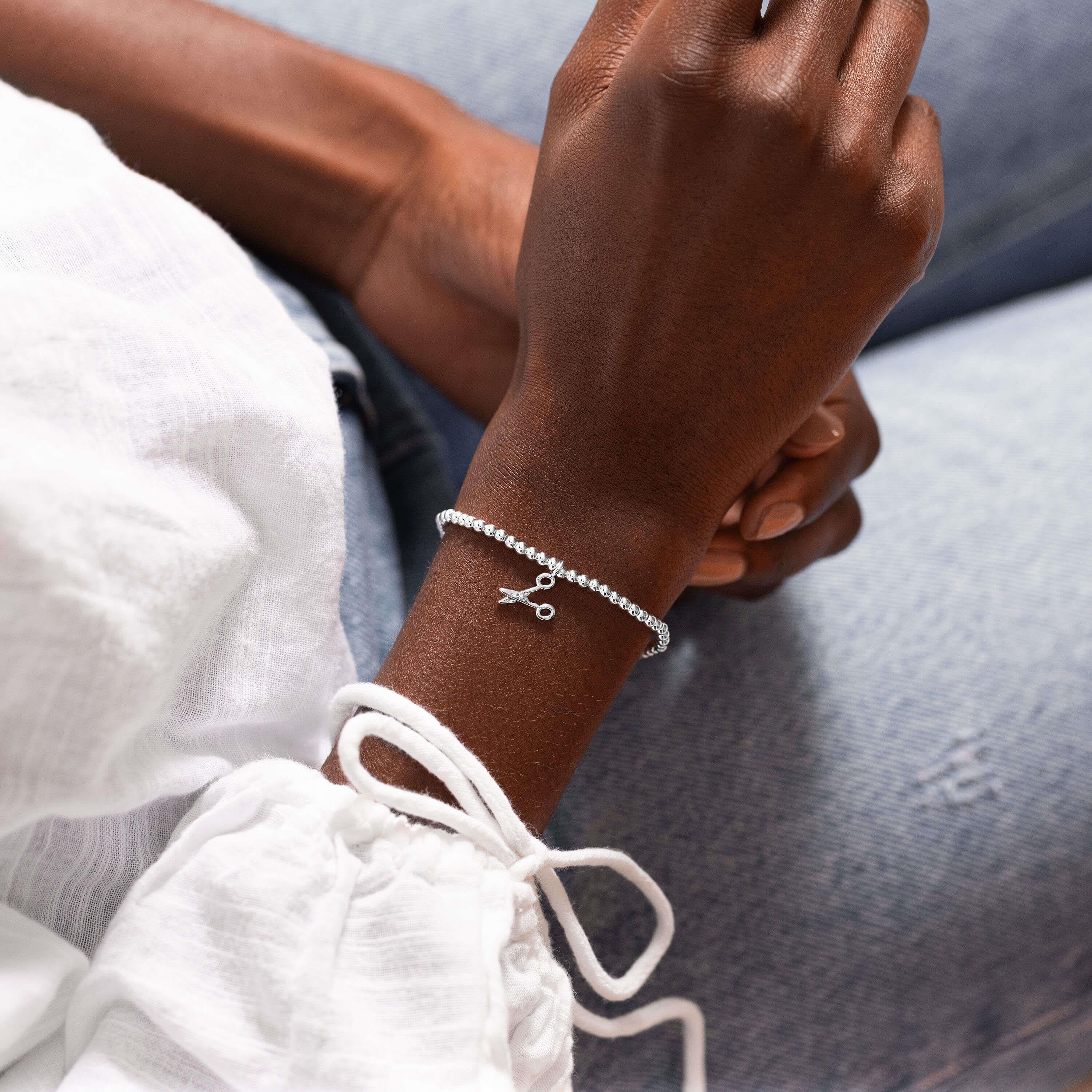A Little | Cut Above The Rest | Silver | Bracelet | 17.5cm Stretch