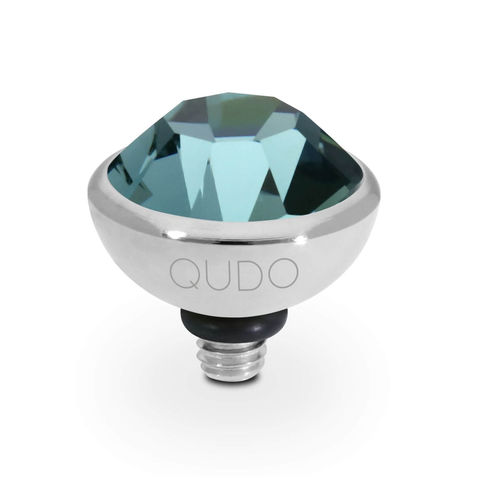 BOTTONE (S/P) 10mm Smoked Sapphire Ring Top