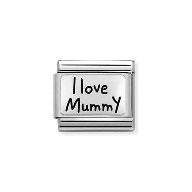 Classic Link I love Mummy In SS & 925 Silver