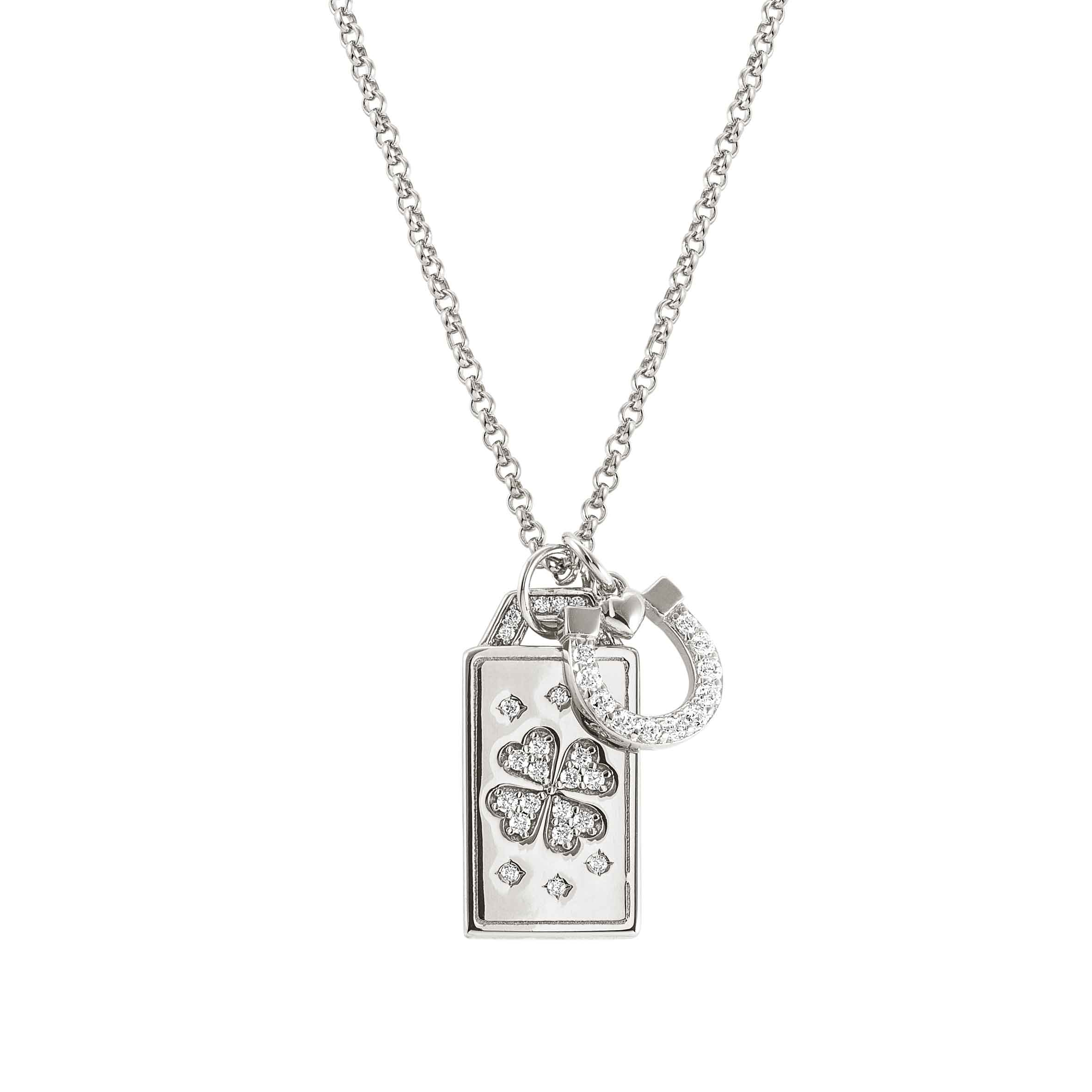 Talismani Sterling Silver Necklace With Horseshoe