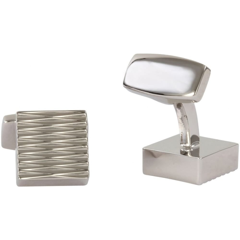 Square Zigzag Design David Aster Cufflinks