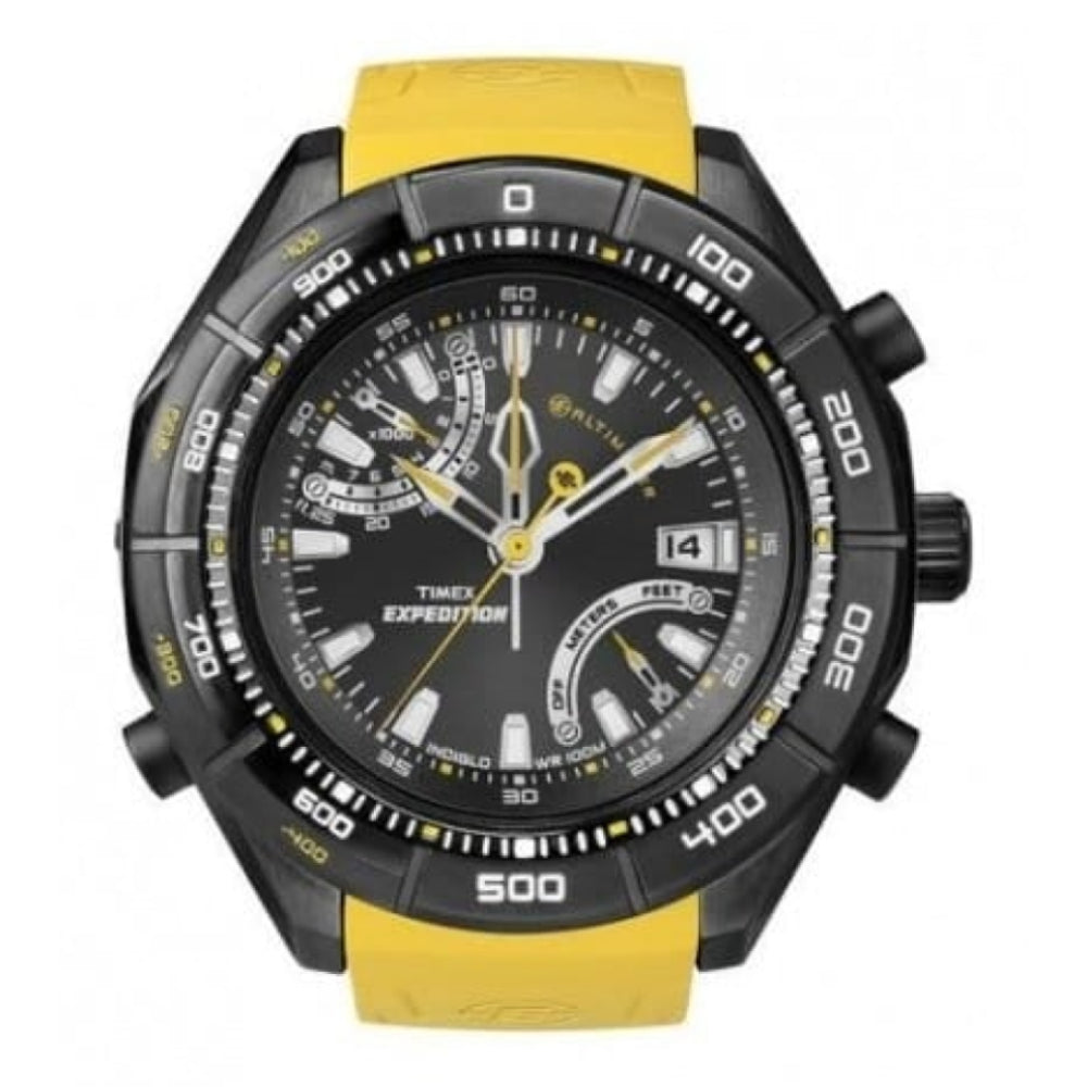 Expedition Altimeter Yellow Rubber Strap Wristwatch