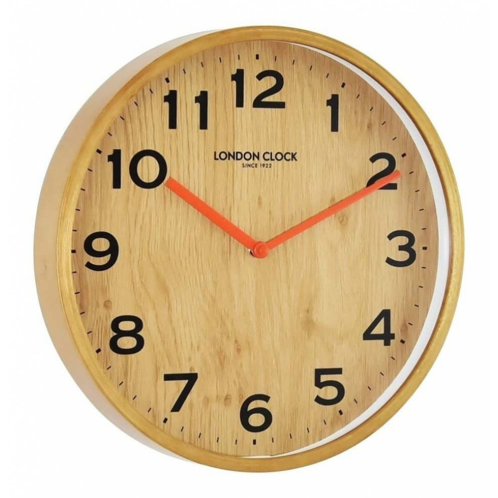 Ren Plywood Case With Wood Veneer Dial Wall Clock