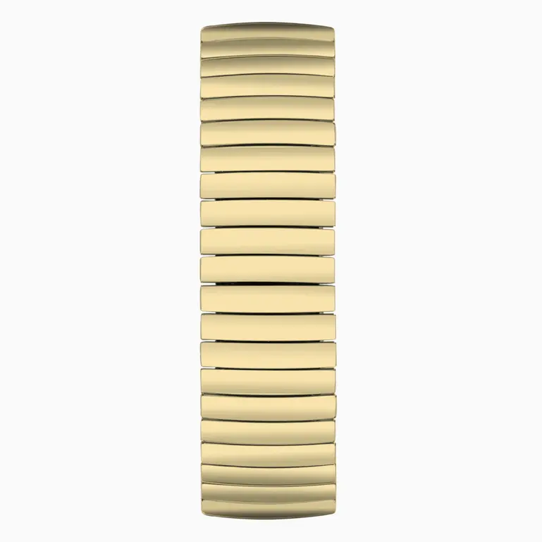 Easy Reader Gold Plated Expander Bracelet With White Dial Men's Watch
