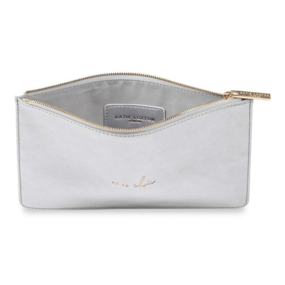 Perfect Pouch - Oh So Chic - Silver -16x24cm