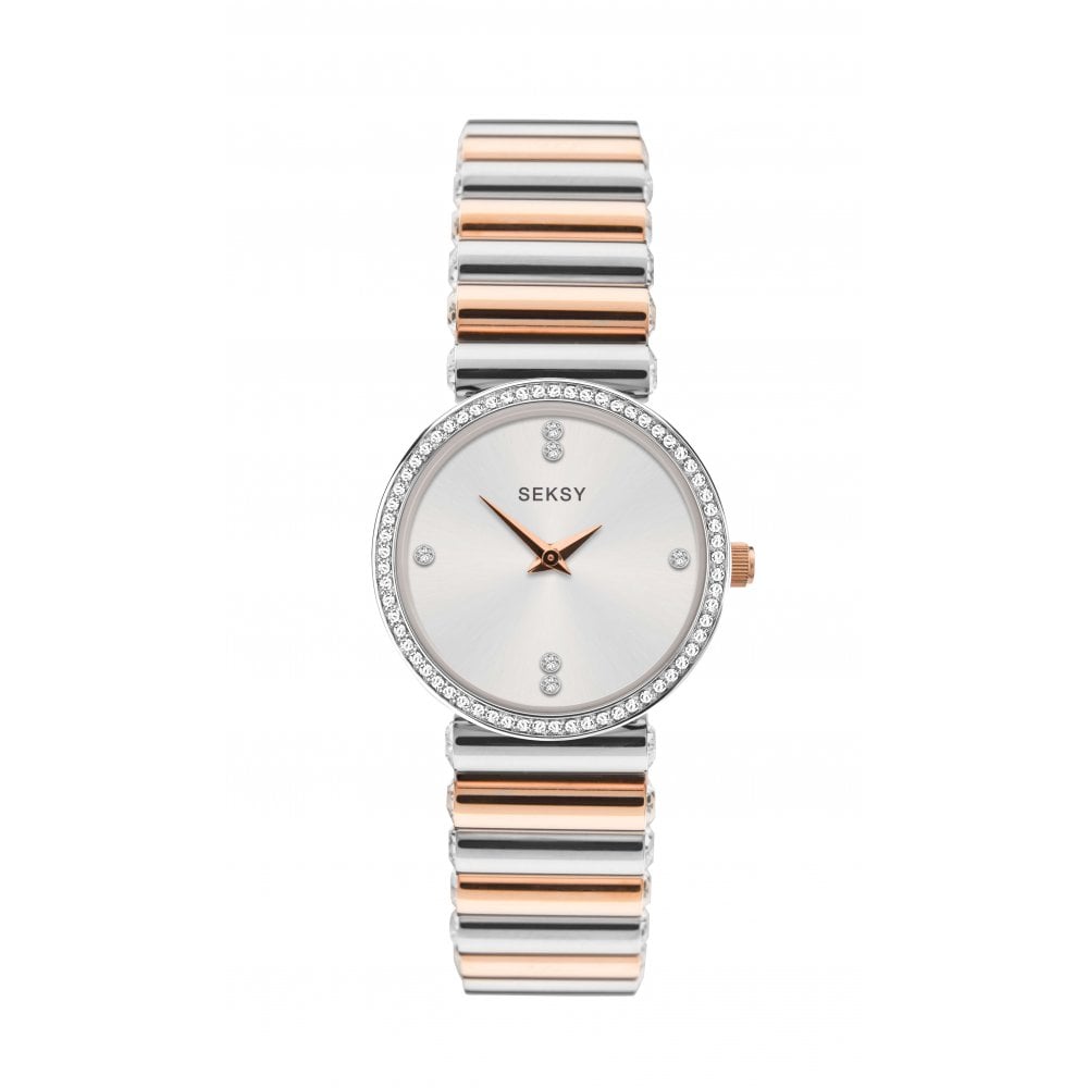 Two Tone Bracelet Ladies Watch