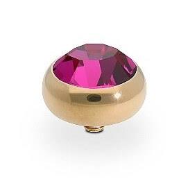 SESTO (G/P) 10mm Fuchsia Ring Top