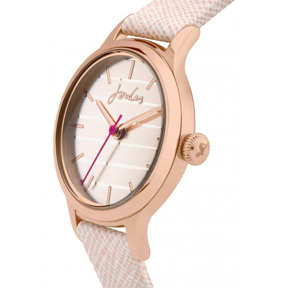 Blush Saffiano Leather Strap Rose gold Dial Ladies Watch