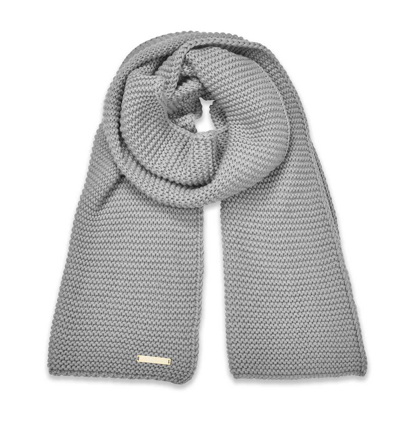 Chunky Knit Scarf | Grey