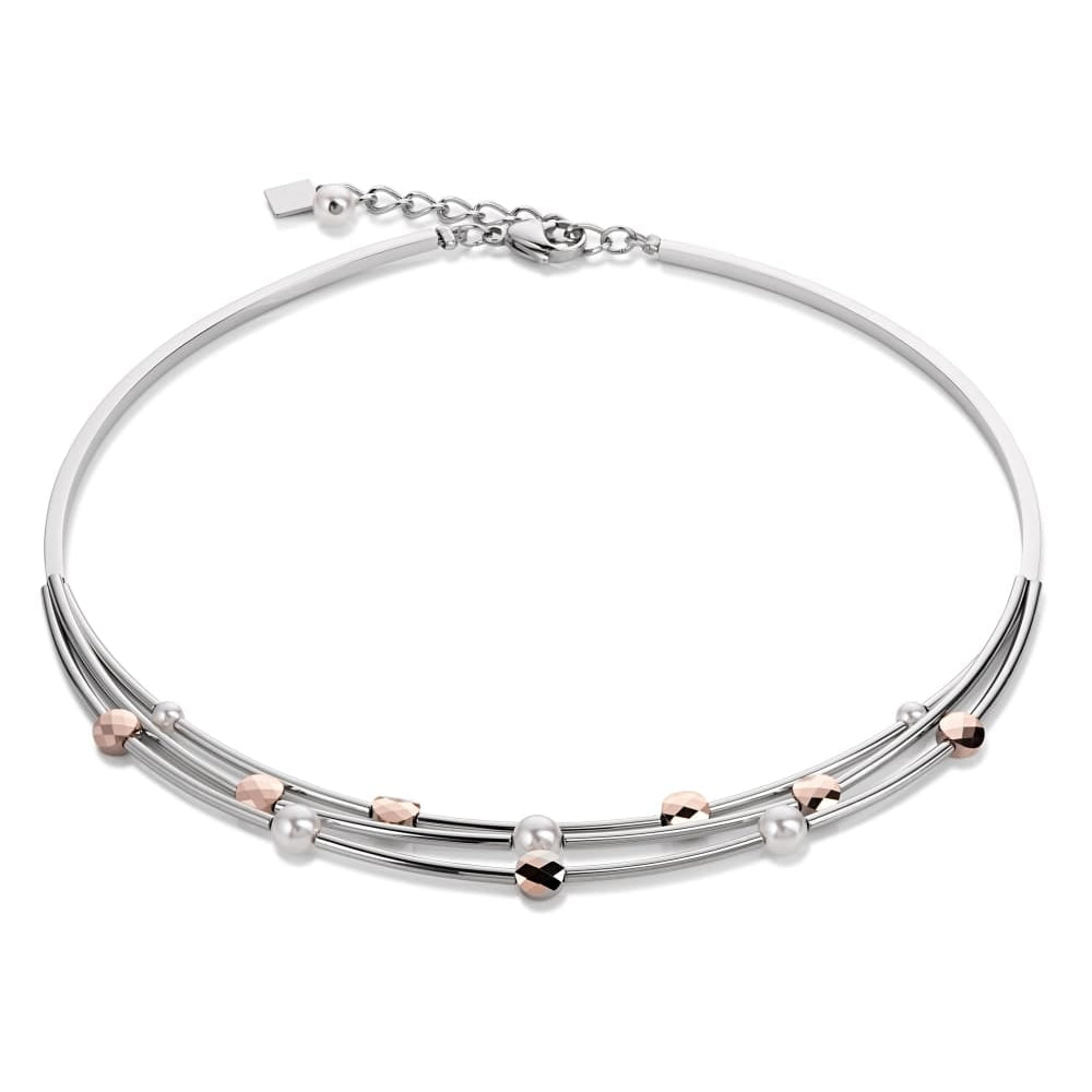 Rose Gold & Pearl Necklace