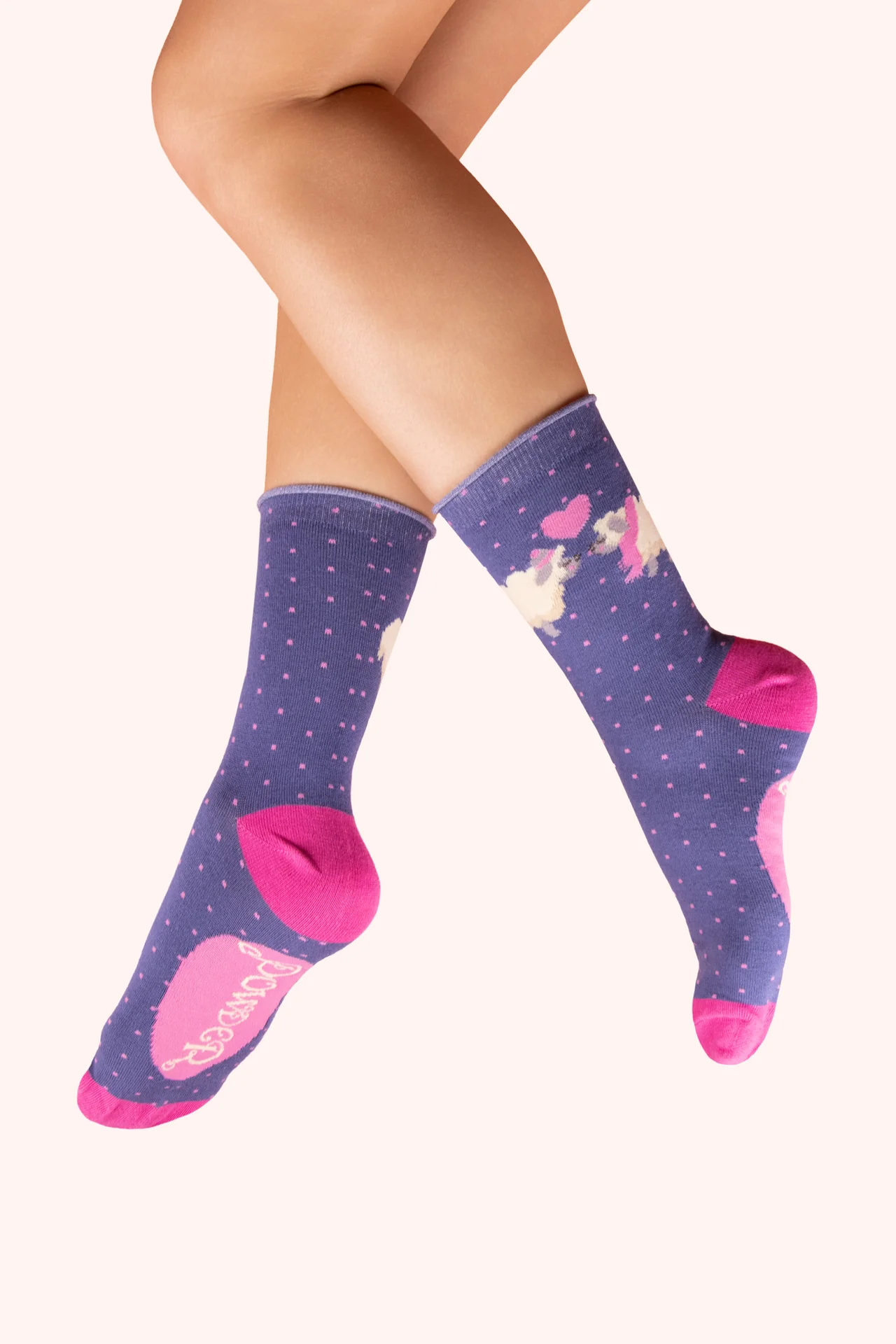 Ankle Socks - Love Inly Sheep - Blue
