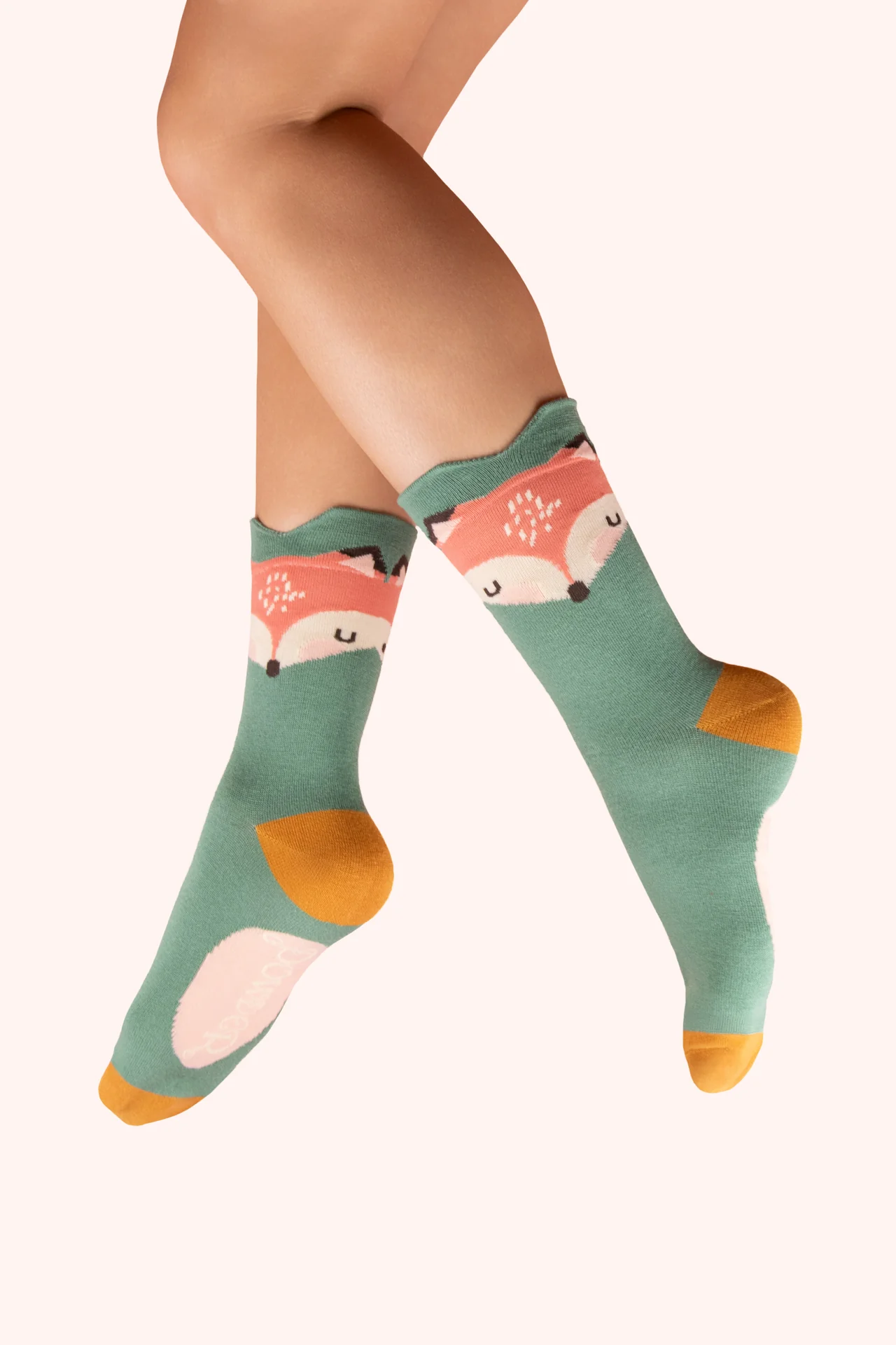 Character Socks - Foxy - Teal