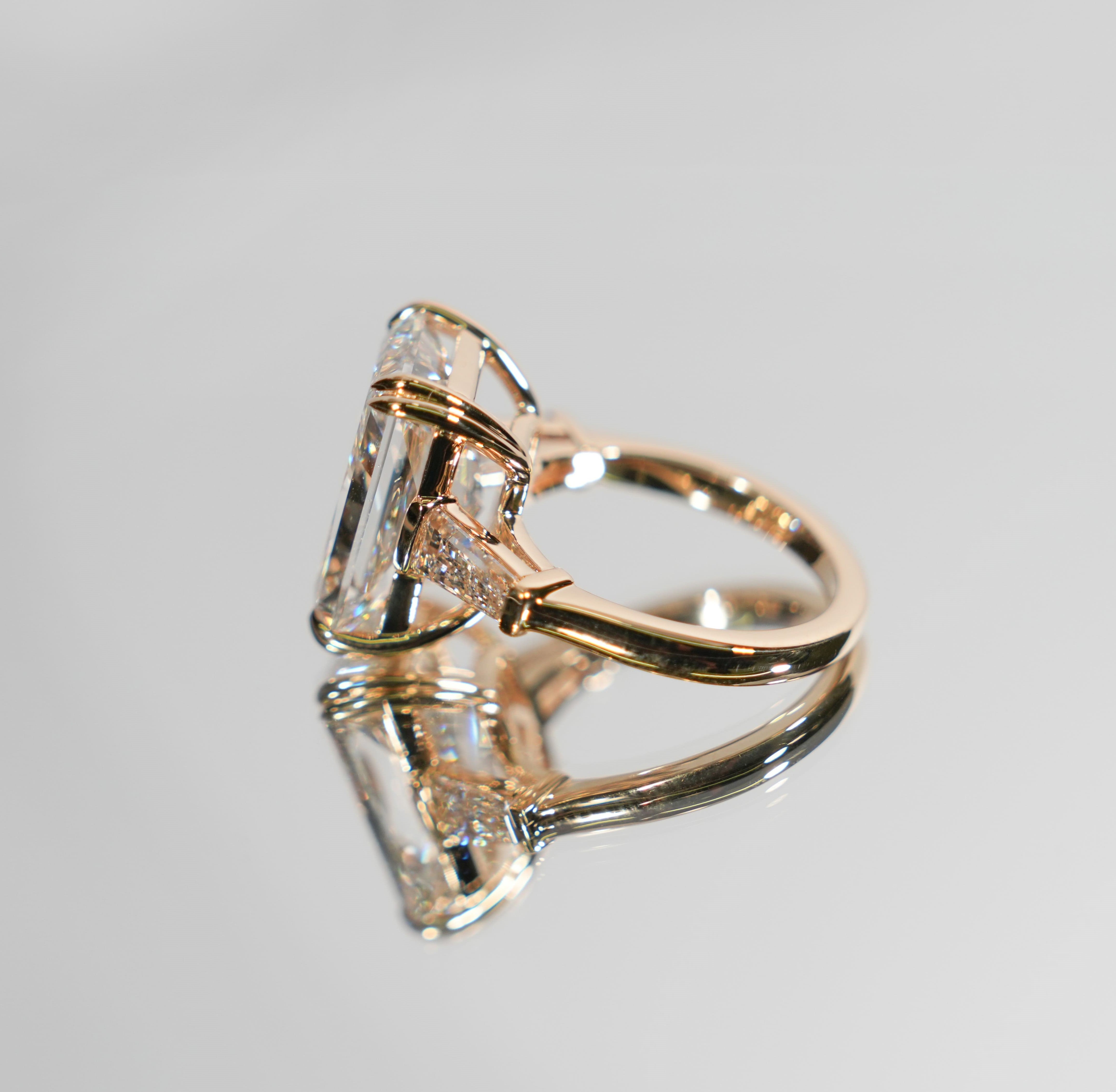 10ct Three Stone Bespoke Ring