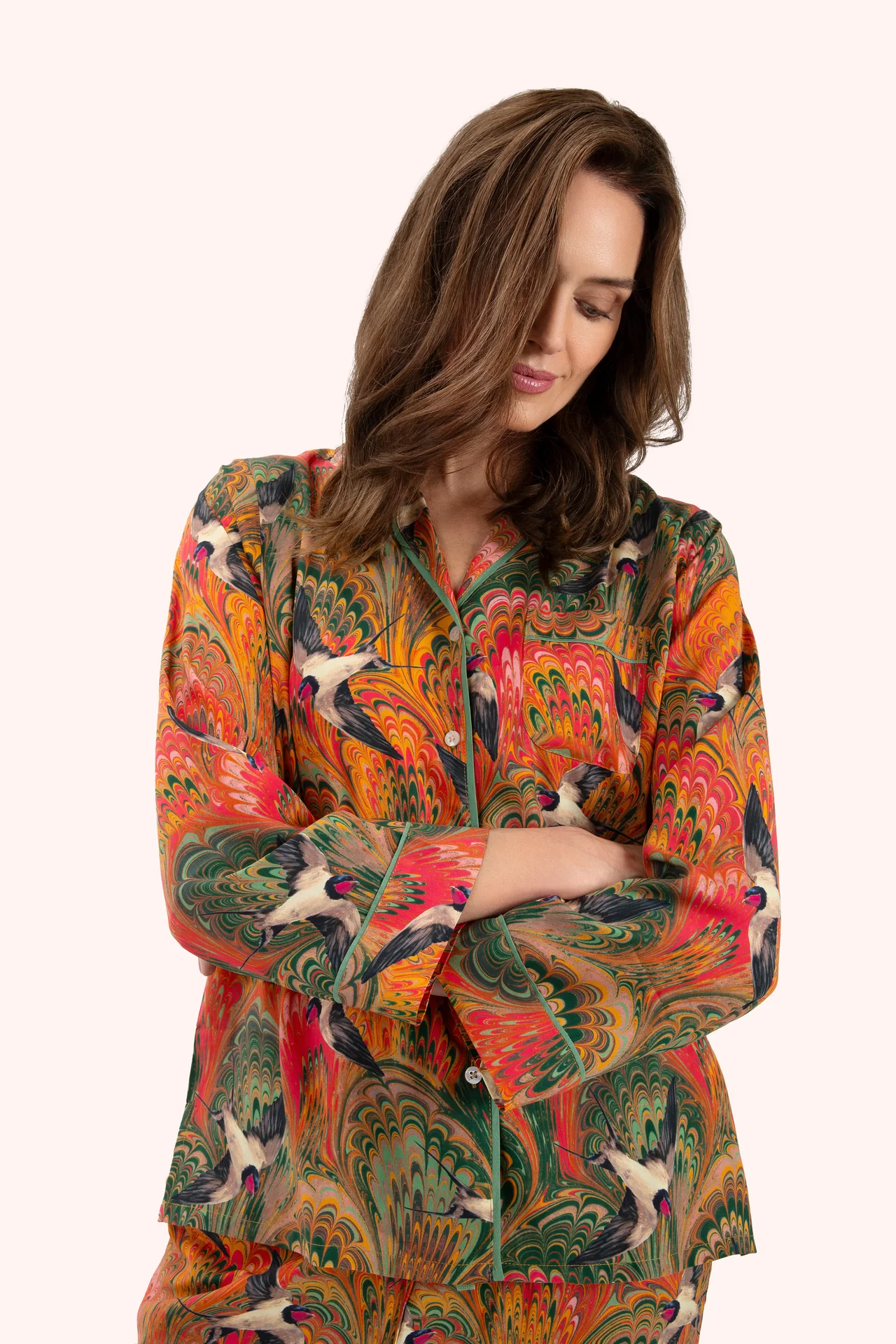 Supersoft Marbled Swallows Pyjamas