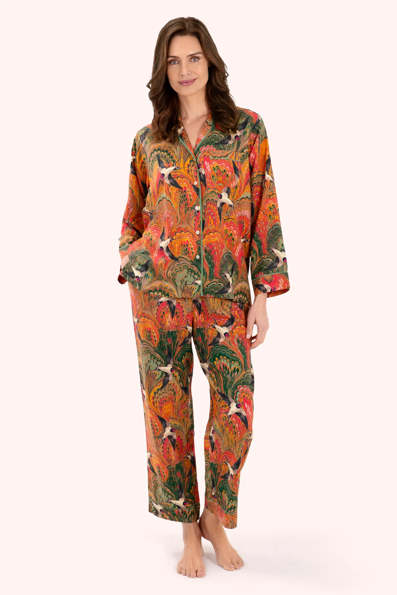 Supersoft Marbled Swallows Pyjamas