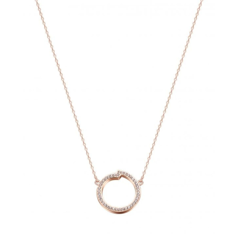 ENSO Necklace Rose Gold - SW 42cm