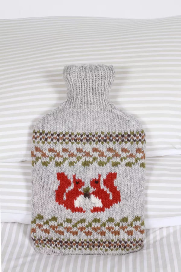 Squirrel Hot Water Bottle