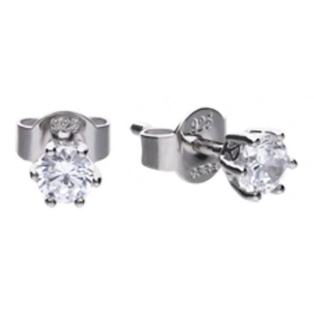 Claw Set 0.5ct Solitaire Earrings