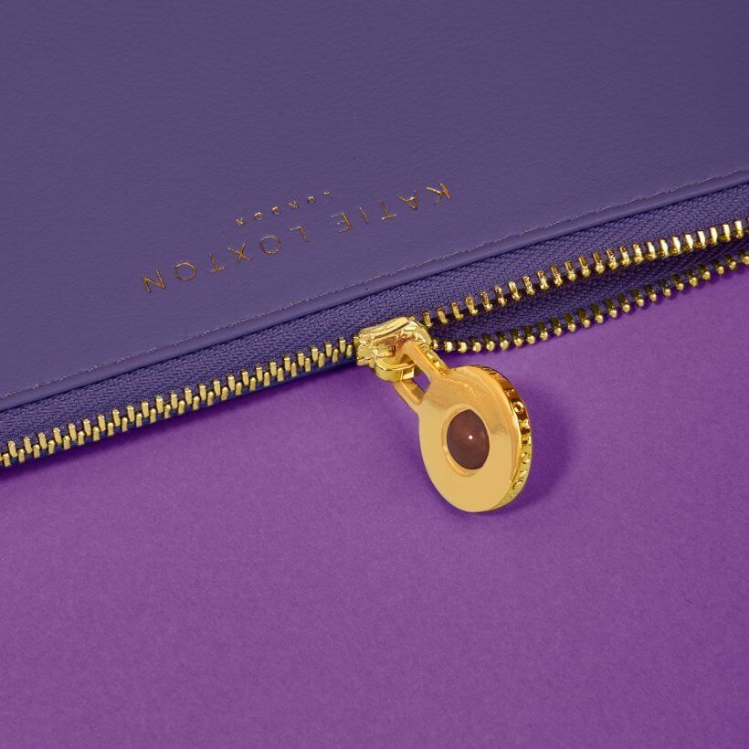 Birthstone Perfect Pouch | February | Amethyst | Purple