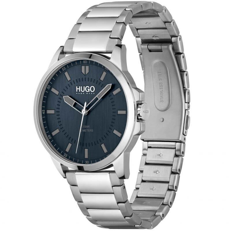 FIRST Blue Dial & Stainless Steel Bracelet Strap Gents Watch