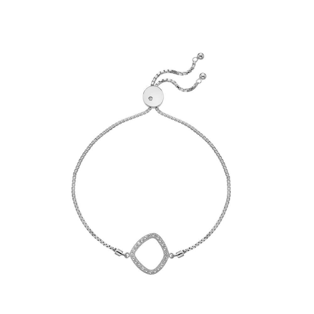 Behold White Topaz Statement Bracelet