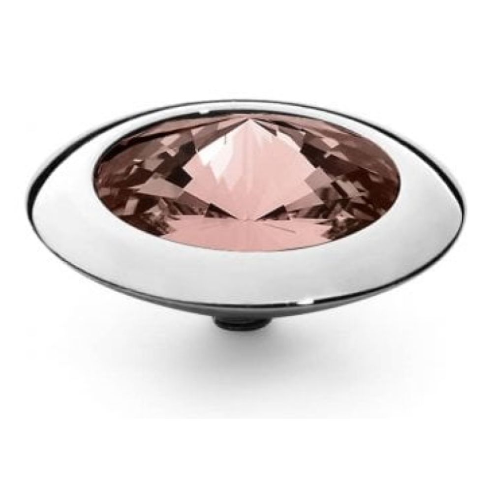 Famosa Silver 16mm Tondo Ring Top Vintage Rose