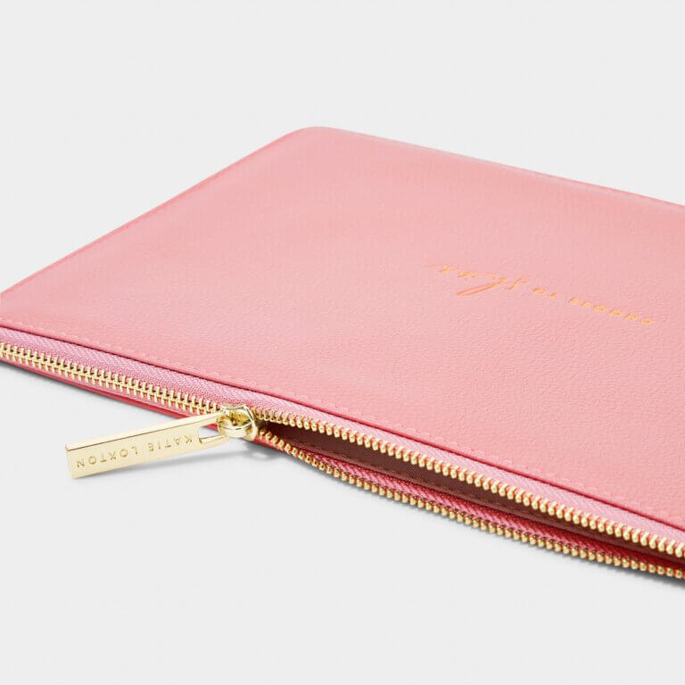 Christmas Pouch | Choose To Shine | Dark Pink