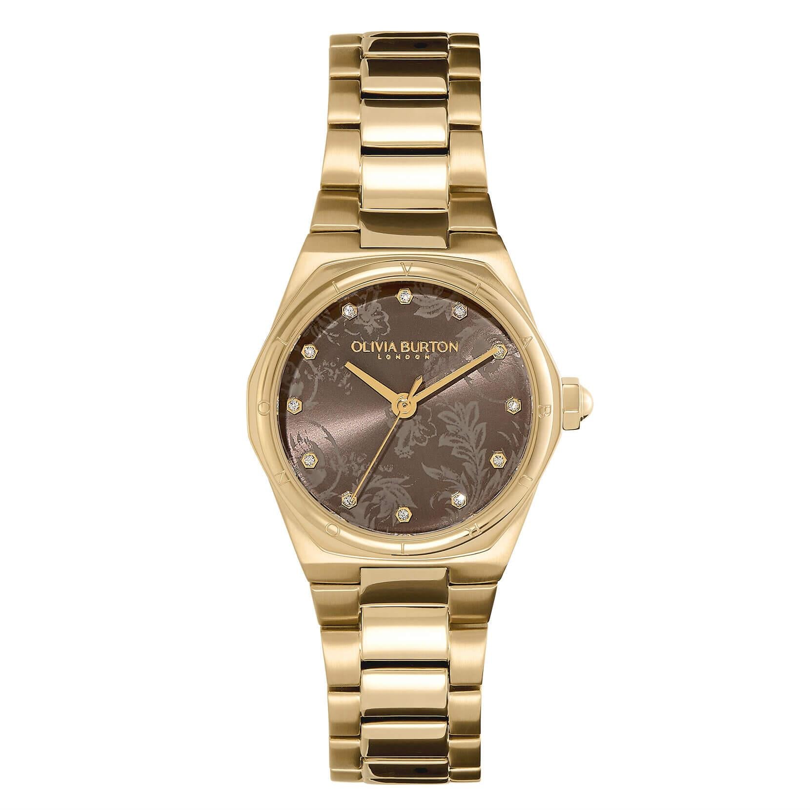 Mini Hexa Mushroom & Gold Bracelet Watch