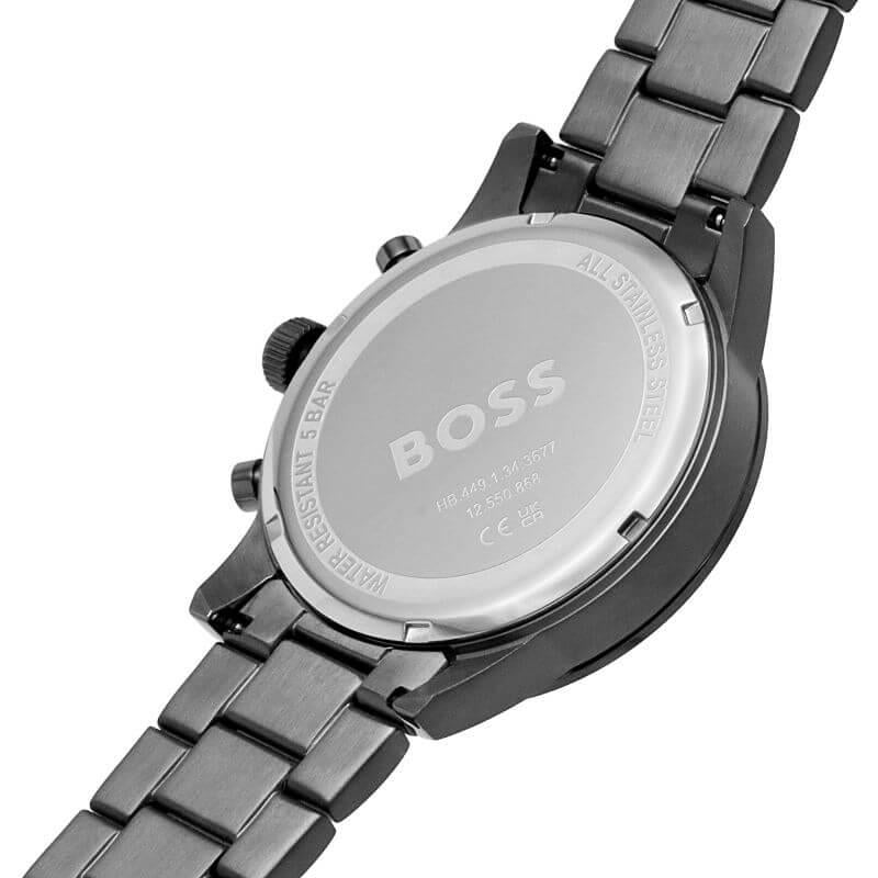 Allure Grey Dial Grey Stainless Steel Bracelet Gents Watch