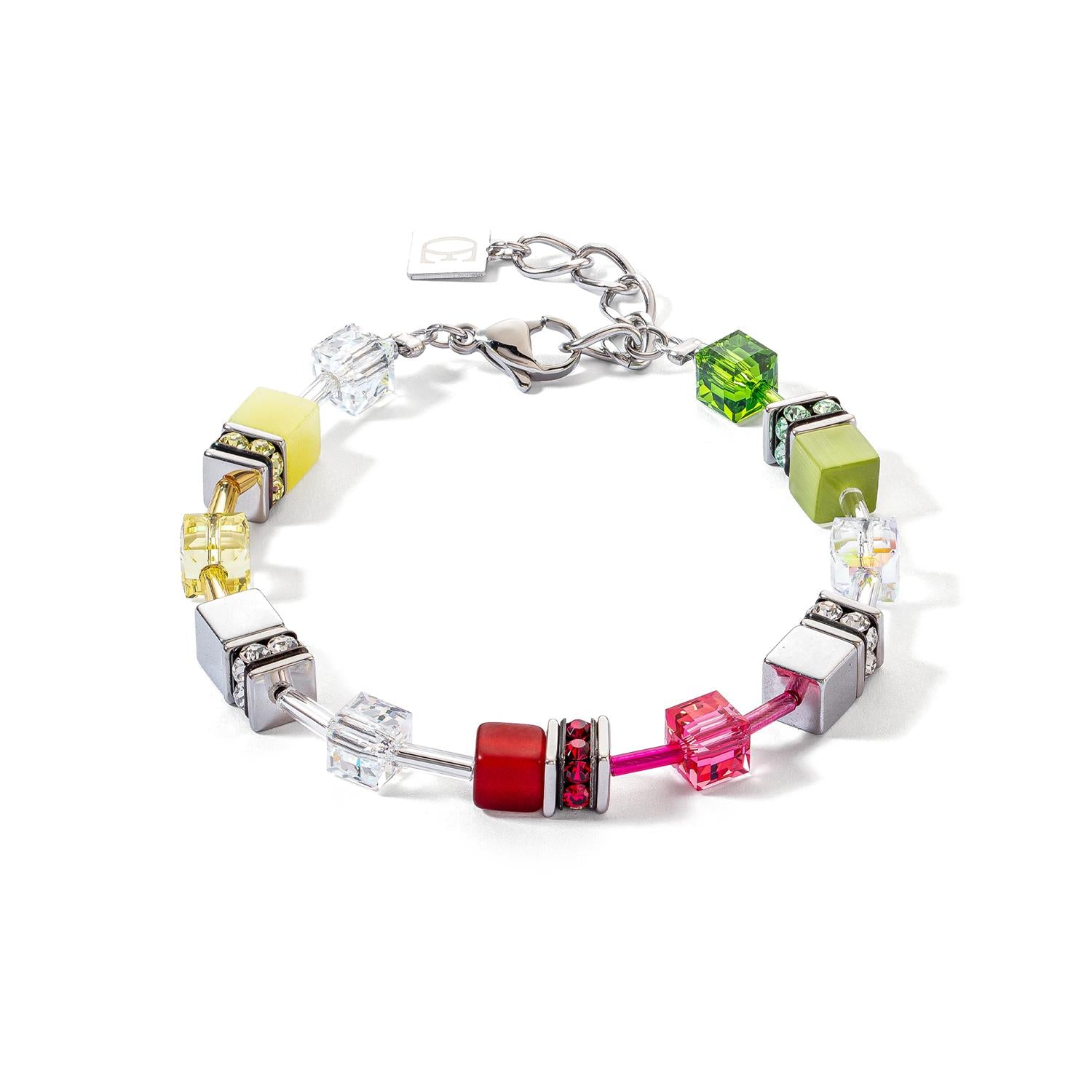 GeoCUBE Iconic Red-Green Bracelet