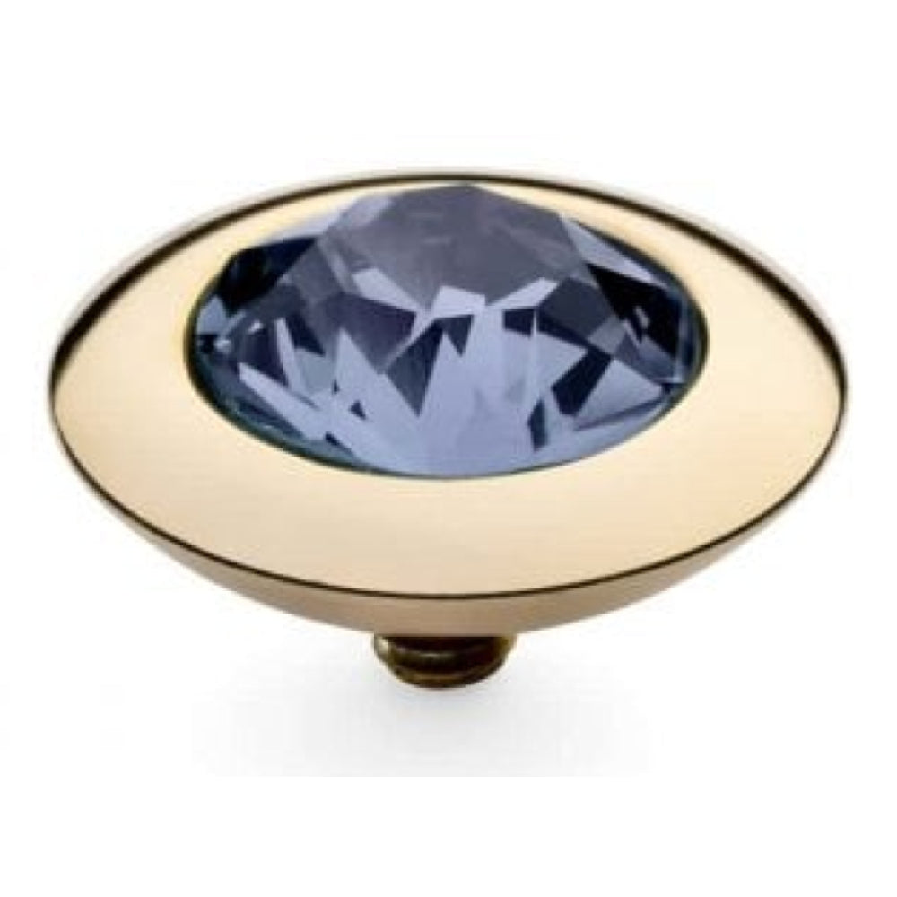 Famosa Gold 13mm Tondo Ring Top Provence Lavender