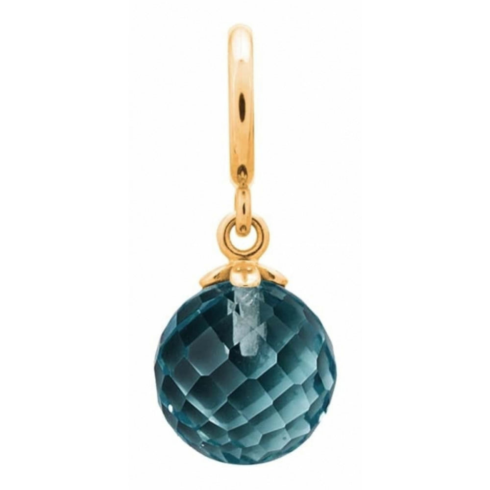 Green Crystal Ball Pendant Charm