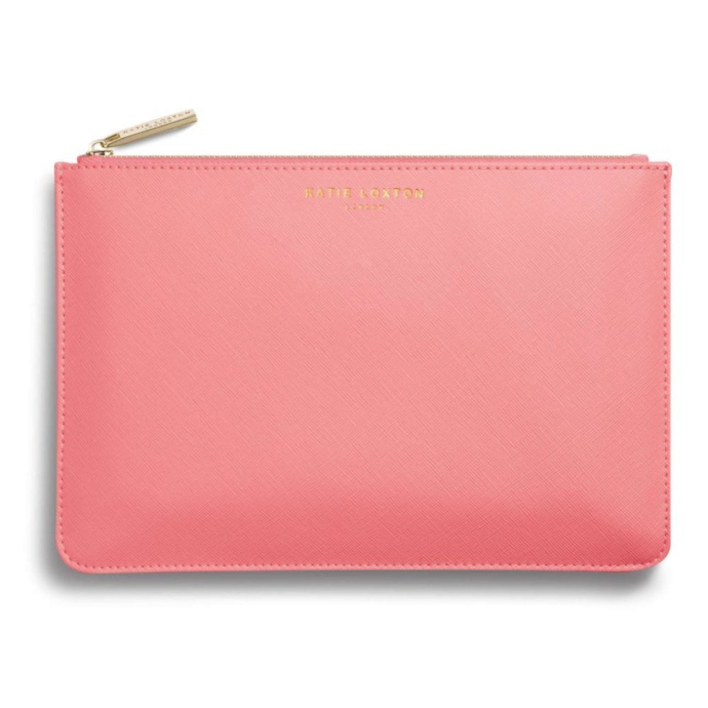 PERFECT POUCH GIFT SET - LIVE LAUGH LOVE - Pink and Metallic Light Pink - 29x21x2.5cm (boxed)
