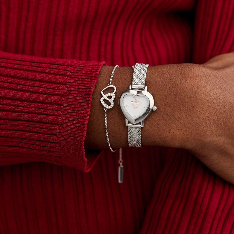 Mini Heart Blush Watch Silver