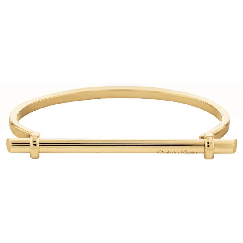 Gold Tone Bar Bangle