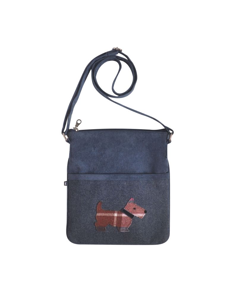 Scottie Dog Applique Block Bag