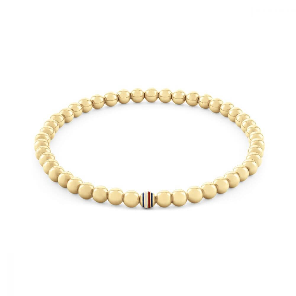Women's Metal Beads Gold Plated Bracelet