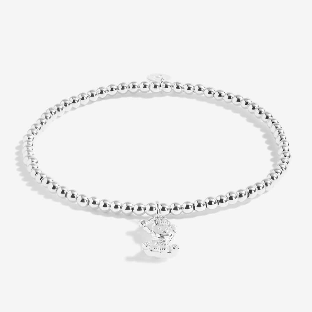 Christmas A Little | Santa Paws | Silver | Bracelet | 17.5cm Stretch