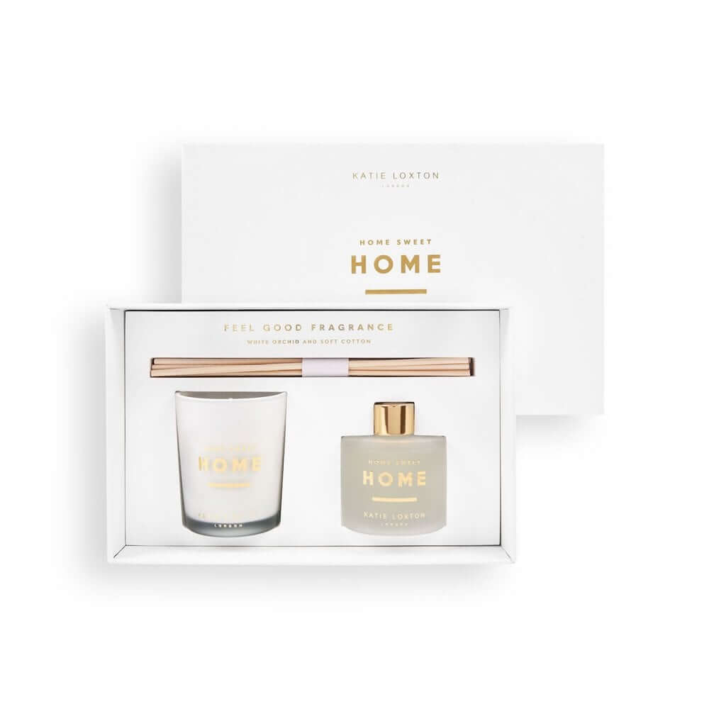Sentiment Mini Fragrance Set | Home Sweet Home | White Orchid And Soft Cotton