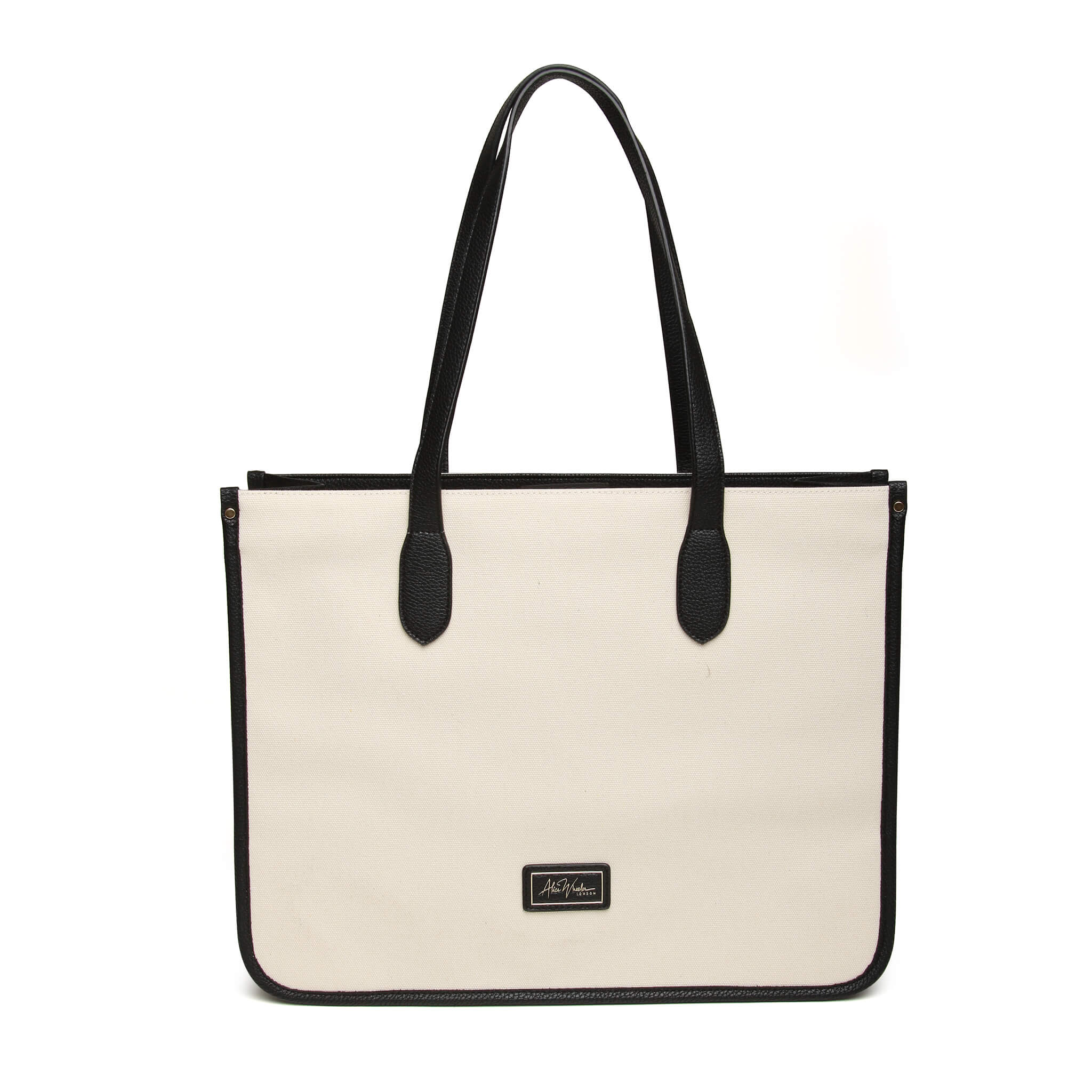 Kingston Canvas Tote In Black