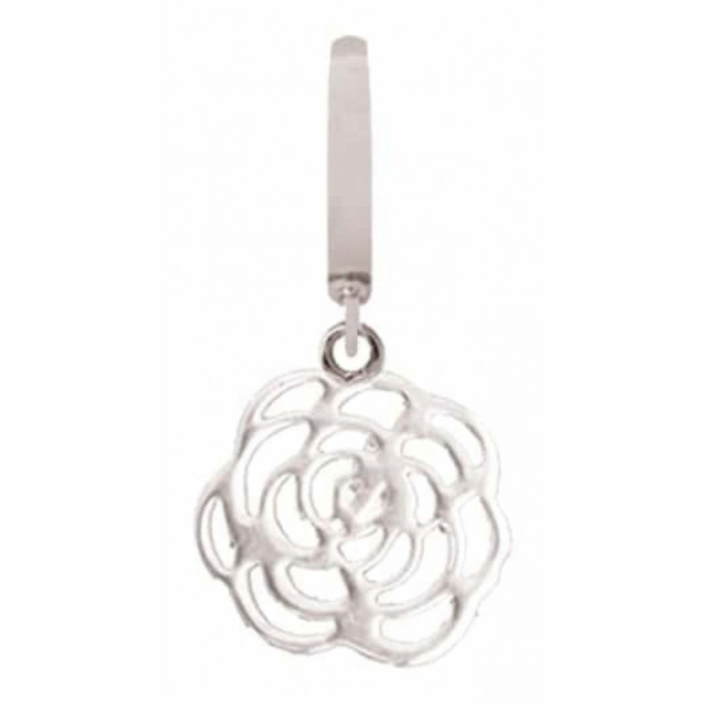 Sterling Silver Rose Charm