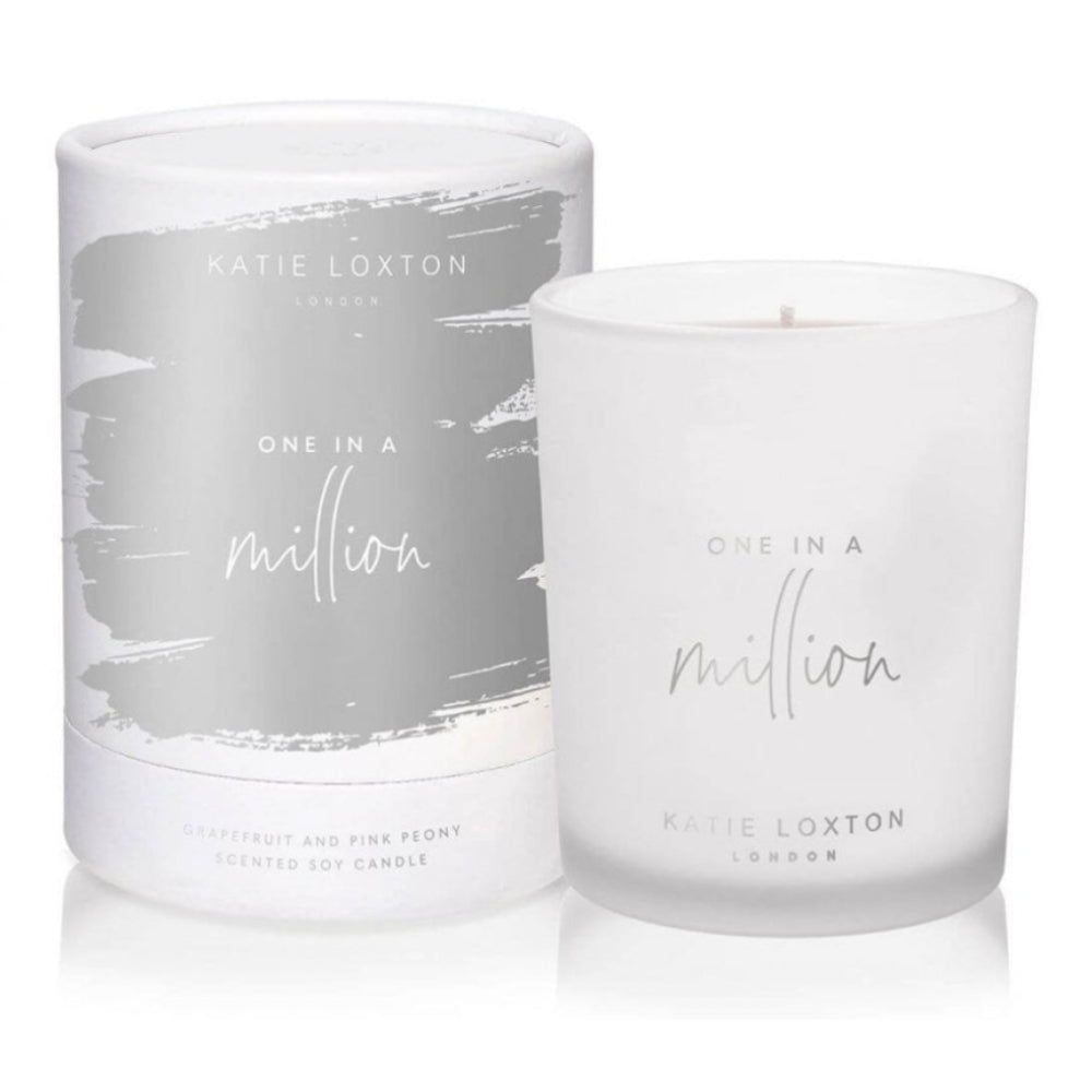 Sentiment Candle | One In A Million | Grapefruit And Pink Peony | 160g