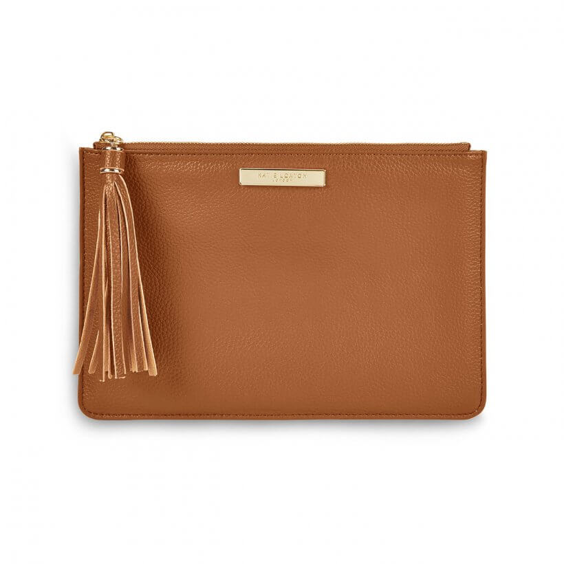 Sophia Tassel Pouch | Cognac
