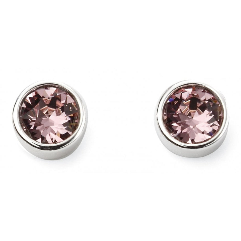 June Birth Stone Sterling Silver Earring